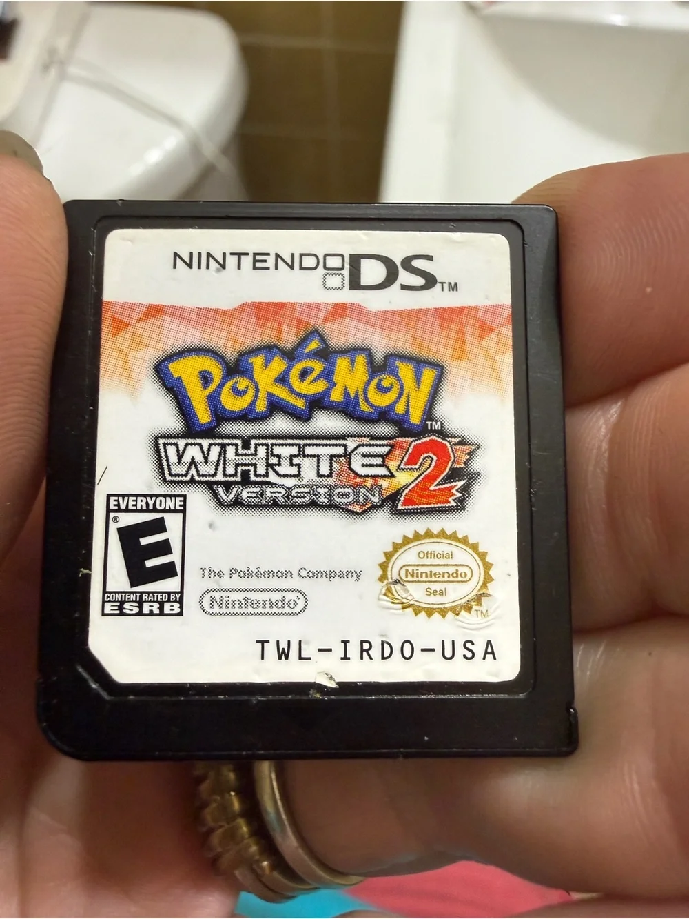 Nintendo DS Pokémon White 2 Game Card - White & Black